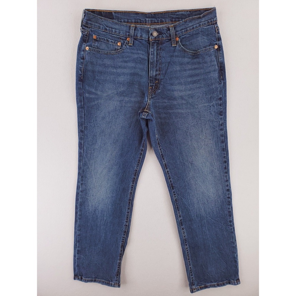 Levis 541 Jeans Mens 34x28* Athletic Tapered Stretch Denim Pants Medium Red Tab
